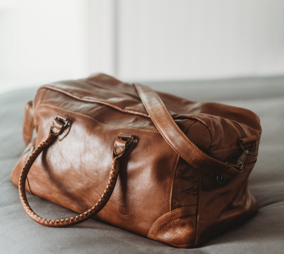 Classic Duffle (Large) - Leather Luggage Bag (Add on)