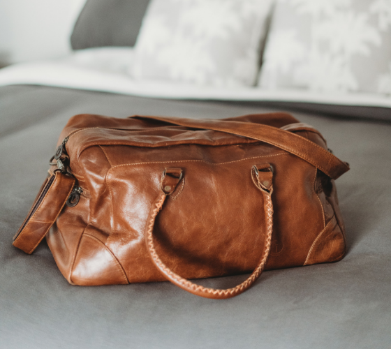 Classic Duffle (Large) - Leather Luggage Bag (Add on)