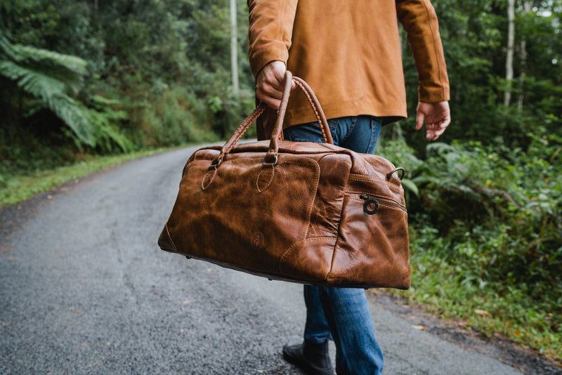 Classic Duffle (Large) - Leather Luggage Bag (Add on)